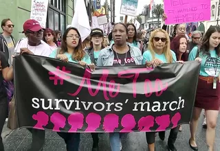 #MeToo: centenares marchan en Hollywood contra el abuso sexual