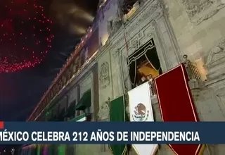 México celebra 212 años de independencia