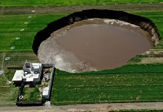 México: Enorme socavón apareció en Puebla debido a una falla geológica