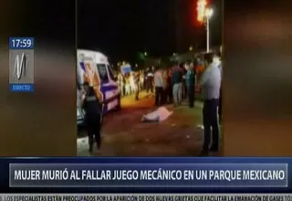 México: mujer murió al fallar juego mecánico en parque de diversiones