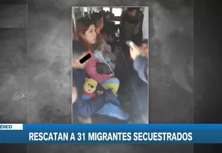 México: Rescataron a 31 migrantes que fueron secuestrados antes del Año Nuevo