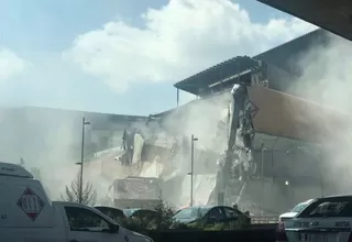 México: se desplomó parte de centro comercial Artz Pedregal en Ciudad de México