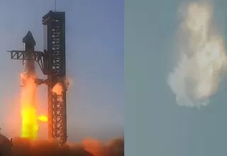 Nave-cohete Starship explotó cuatro minutos después de su lanzamiento