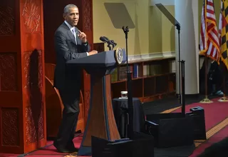 Obama visita por primera vez una mezquita estadounidense