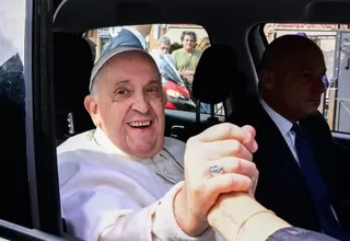 Papa Francisco tras salir del hospital de Roma: "¡Aún estoy vivo!"