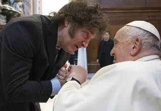 Papa Francisco y Javier Milei se encontraron en El Vaticano