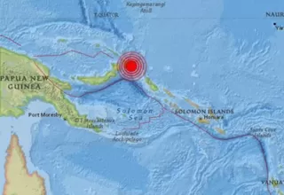 Papúa Nueva Guinea: terremoto de magnitud 7,2 remeció el país