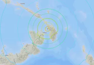 Papúa Nueva Guinea: sismo de magnitud 7,5 sacudió el país y activó alerta de tsunami