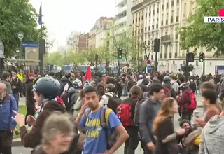 Paris: Incidentes en manifestaciones por el Día del Trabajo