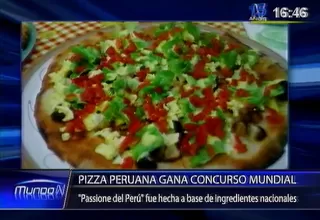 Pizza peruana gana concurso mundial 