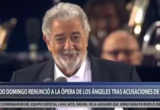 Plácido Domingo renuncia a la Ópera de Los Ángeles y cancela sus actuaciones