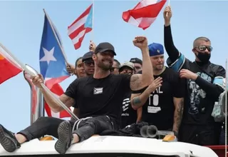 Puerto Rico: Ricky Martin y Bad Bunny encabezan protesta que pide renuncia del gobernador