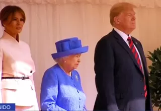 Reino Unido: Isabel II se reunió hoy con Donald Trump y su esposa Melania