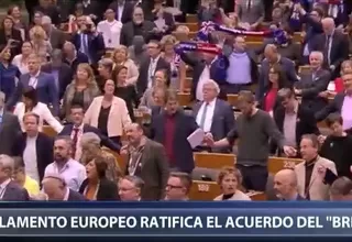 Parlamento Europeo ratificó el acuerdo del Brexit