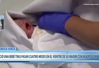 República Checa: bebé nació tras pasar 4 meses en el vientre de su madre muerta