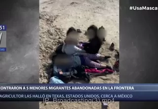 Rescatan a 5 niñas migrantes abandonadas en la frontera de EE. UU. con México