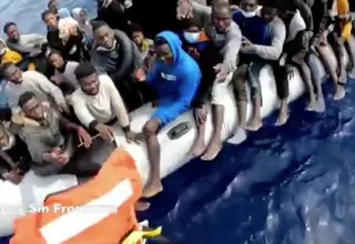 Rescates de migrantes en el Mar Mediterráneo