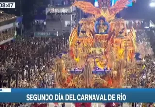 Río de Janeiro vivió a lo grande su segundo día de Carnaval