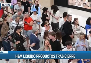 Rusia: H&M liquidó productos tras cierre