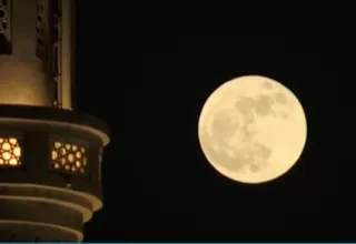 Superluna de fresa se vio en Dubai