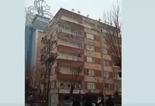 Terremoto en Turquía: Impactante video muestra el momento del derrumbe de varios edificios