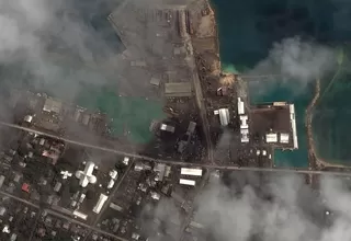 Tonga: Imágenes aéreas muestran la devastación tras el tsunami 