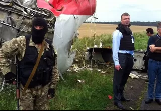Ucrania denunció que prorrusos destruyeron evidencia de avión derribado