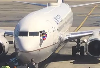 Venezuela: la tripulación de United Airlines se despidió así en su último vuelo