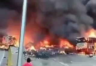 Venezuela: Explosión de vehículo de carga dejó 8 fallecidos y 14 heridos