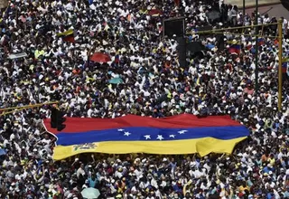 Miles de venezolanos participan de movilización para exigir la salida de Nicolás Maduro
