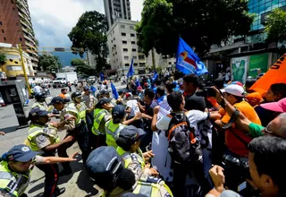 Venezuela: opositores marchan en contra del Consejo Nacional Electoral