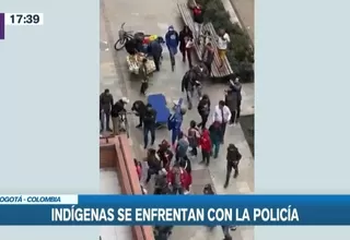 [VIDEO] Colombia: Indígenas se enfrentan con la policía