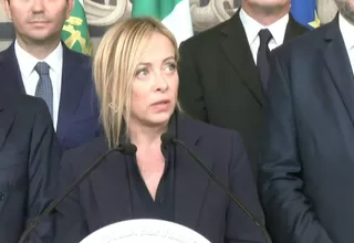 [VIDEO] Giorgia Meloni acepta formar nuevo gobierno en Italia