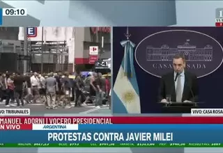 EN VIVO | Argentina: Protestas contra megadecreto de Javier Milei