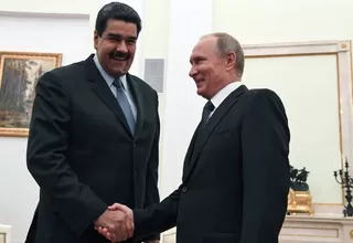 Vladimir Putin apoya a Nicolás Maduro ante "la destructiva injerencia exterior"
