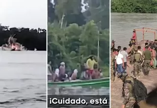 Amazonas: Destruyen maquinaria para la minería ilegal y rescatan policías