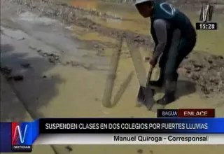Amazonas: suspenden clases en 2 colegios de Bagua a consecuencia de las lluvias