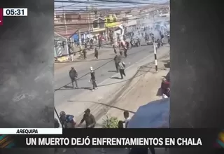 Arequipa: Un muerto dejó enfrentamientos en Chala