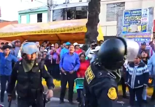 Arequipa: 'Corso de la Amistad' se interrumpió tras llegada de manifestantes contra 'Tía María'