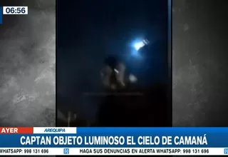 Arequipa: Paso de meteoro asombró a pobladores de Camaná
