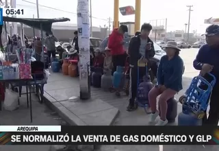 Arequipa: Se normalizó la venta de gas doméstico y GLP