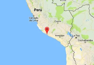 Arequipa: un sismo de 4,3 grados se registró esta mañana en Chala