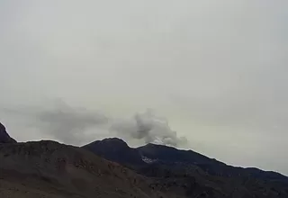 Arequipa: volcán Sabancaya volvió a emitir cenizas y dan alerta para poblados