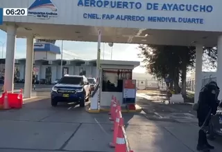 Ayacucho: Aeropuerto retomó vuelos tras cierre por manifestaciones
