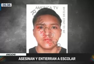 Ayacucho: Escolares asesinaron a compañero de colegio