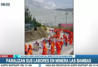 Las Bambas: Trabajadores mineros iniciaron huelga en Apurímac