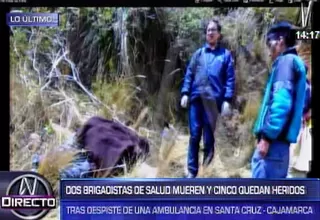 Cajamarca: dos brigadistas murieron y cinco quedaron heridos por despiste