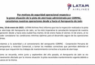 Cancelan vuelos desde y hacia Jaén