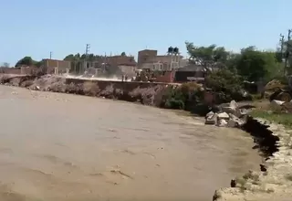 Chiclayo: Aumento en caudal del río Reque pone en peligro a viviendas y negocios