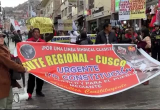 Se registran marchas en diversas regiones del país contra el gobierno de Dina Boluarte
